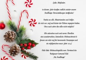Mehr über den Artikel erfahren Frohe Weihnachten und einen guten Rutsch ins neue Jahr 2024
